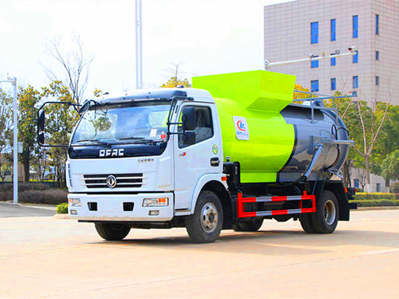 東風7方餐廚垃圾車[圓罐]