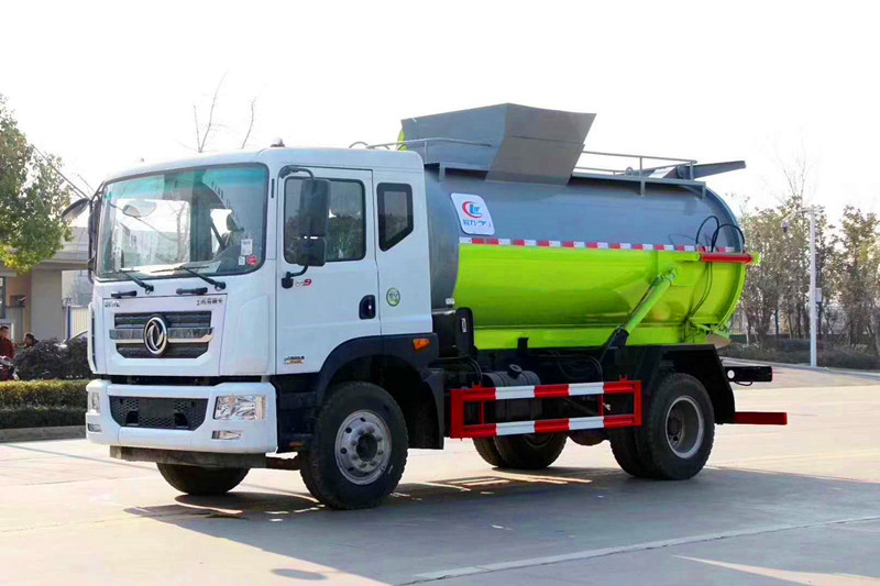 東風D9餐廚垃圾車[圓罐]