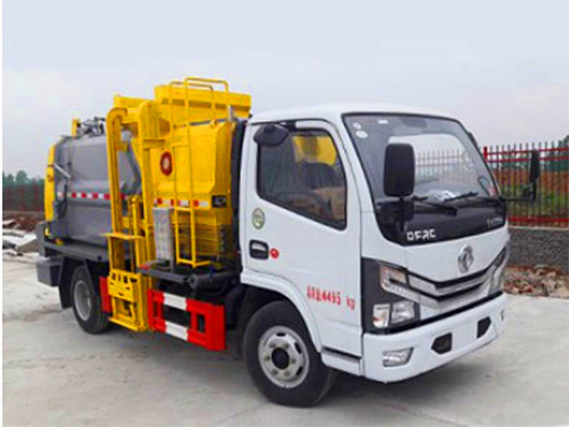 國六東風5方餐廚垃圾車[藍牌]